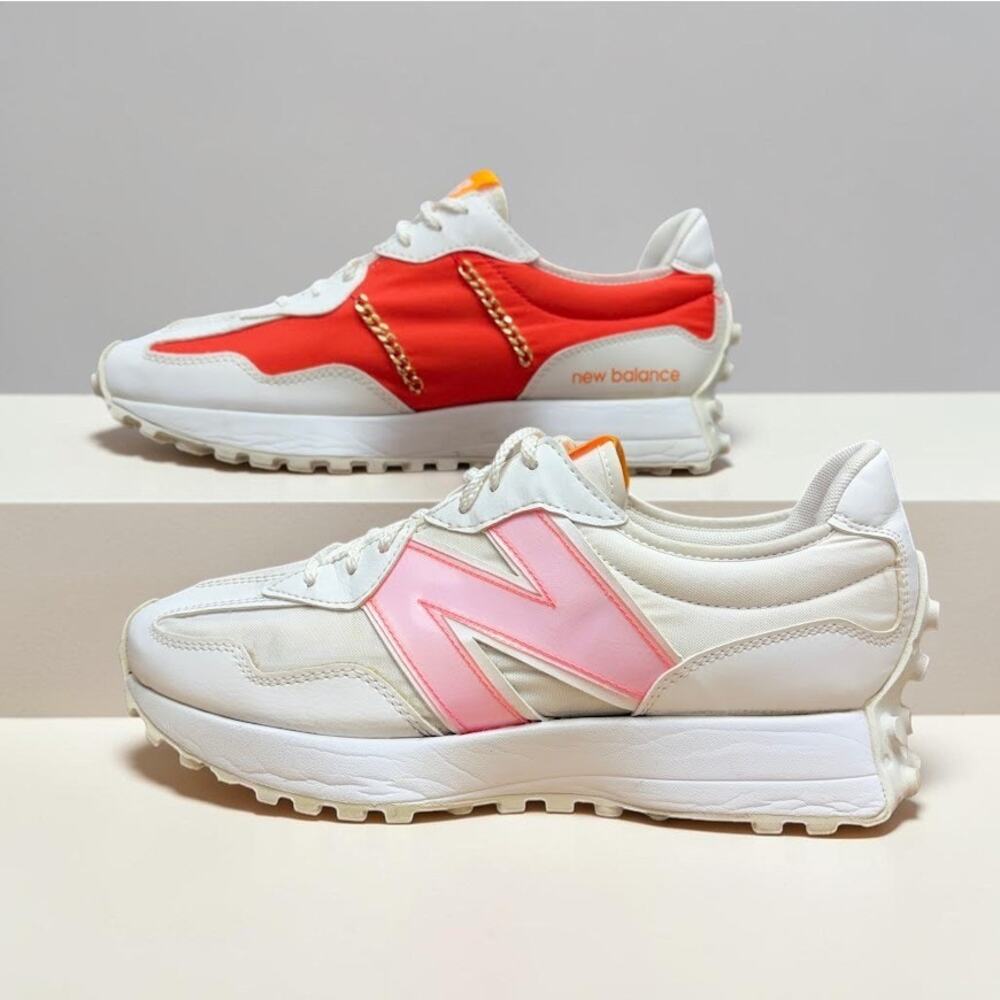 New Balance 327 Coco Gauff Gold Chain Colorblock Sneakers Women’s Size 10.5